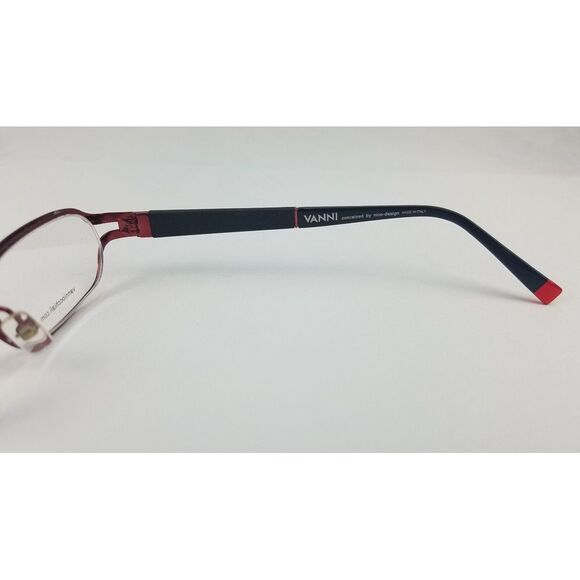 Vanni‎ Occhiali Eyewear VK4502 Size: 48-15-135 Color red/blk Rx frame - Picture 7 of 10